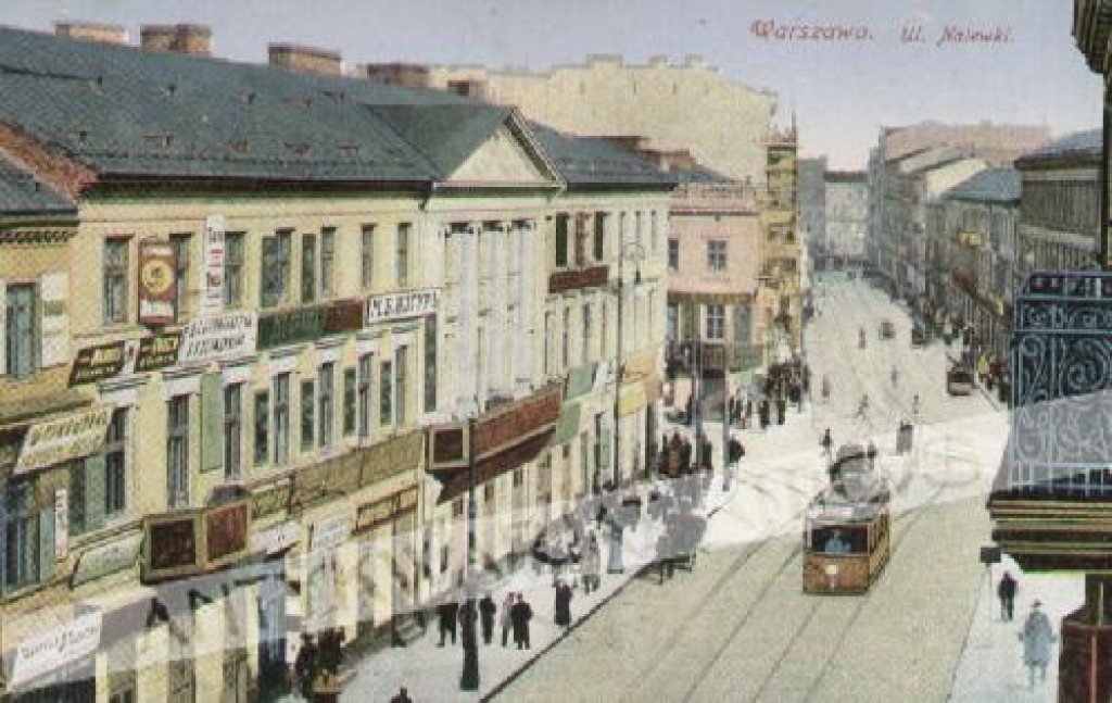 [pocztówka, ok. 1910 r.] Warszawa. Ul. Nalewki