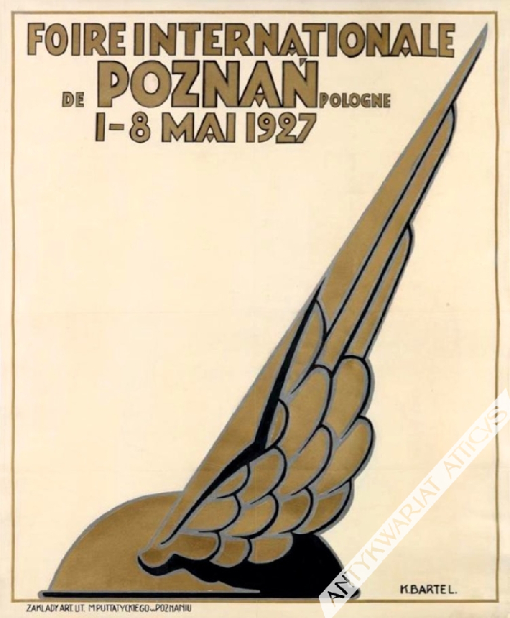 [plakat, 1927] Foire Internationale de Poznań Pologne 1-8 Mai 1927 [Międzynarodowe Targi Poznańskie]
