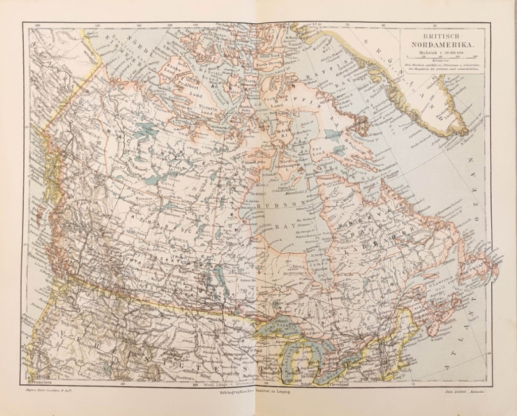 [mapa, 1907] Britisch Nordamerica. [Kanada]