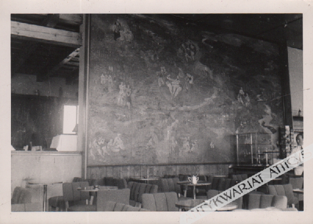[fotografia, 1939] Gubałówka. Wnętrze kawiarni