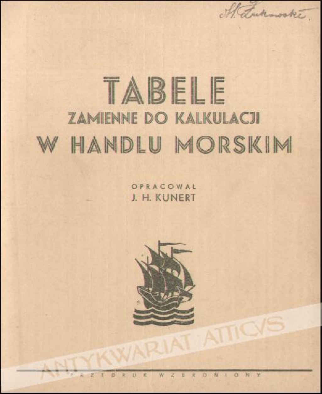 Tabele zamienne do kalkulacji w handlu morskim