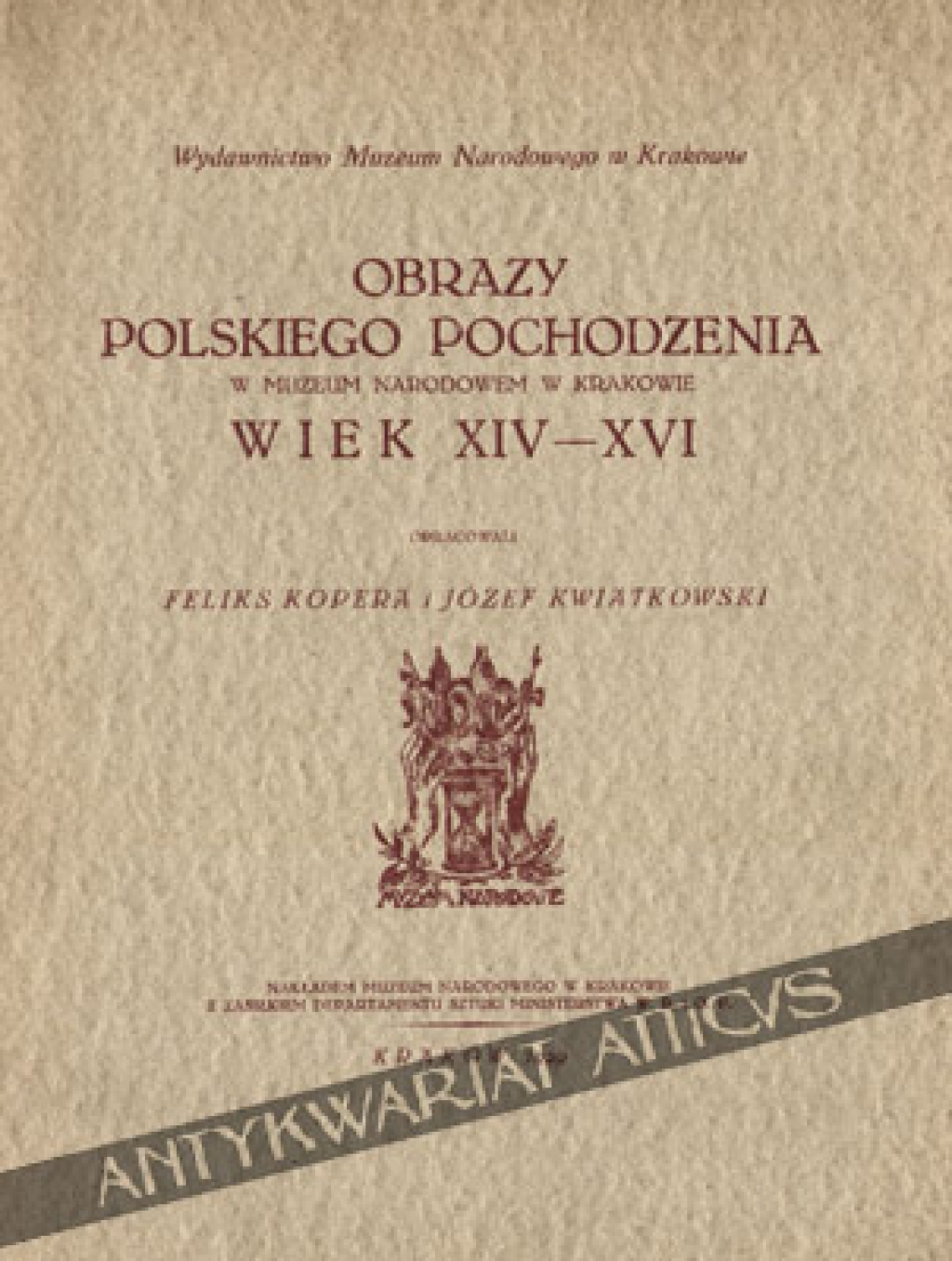 Obrazy polskiego pochodzenia w Muzeum Narodowem w Krakowie, wiek XIV-XVI