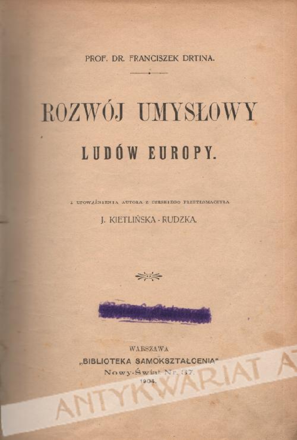 Rozwój umysłowy ludów Europy