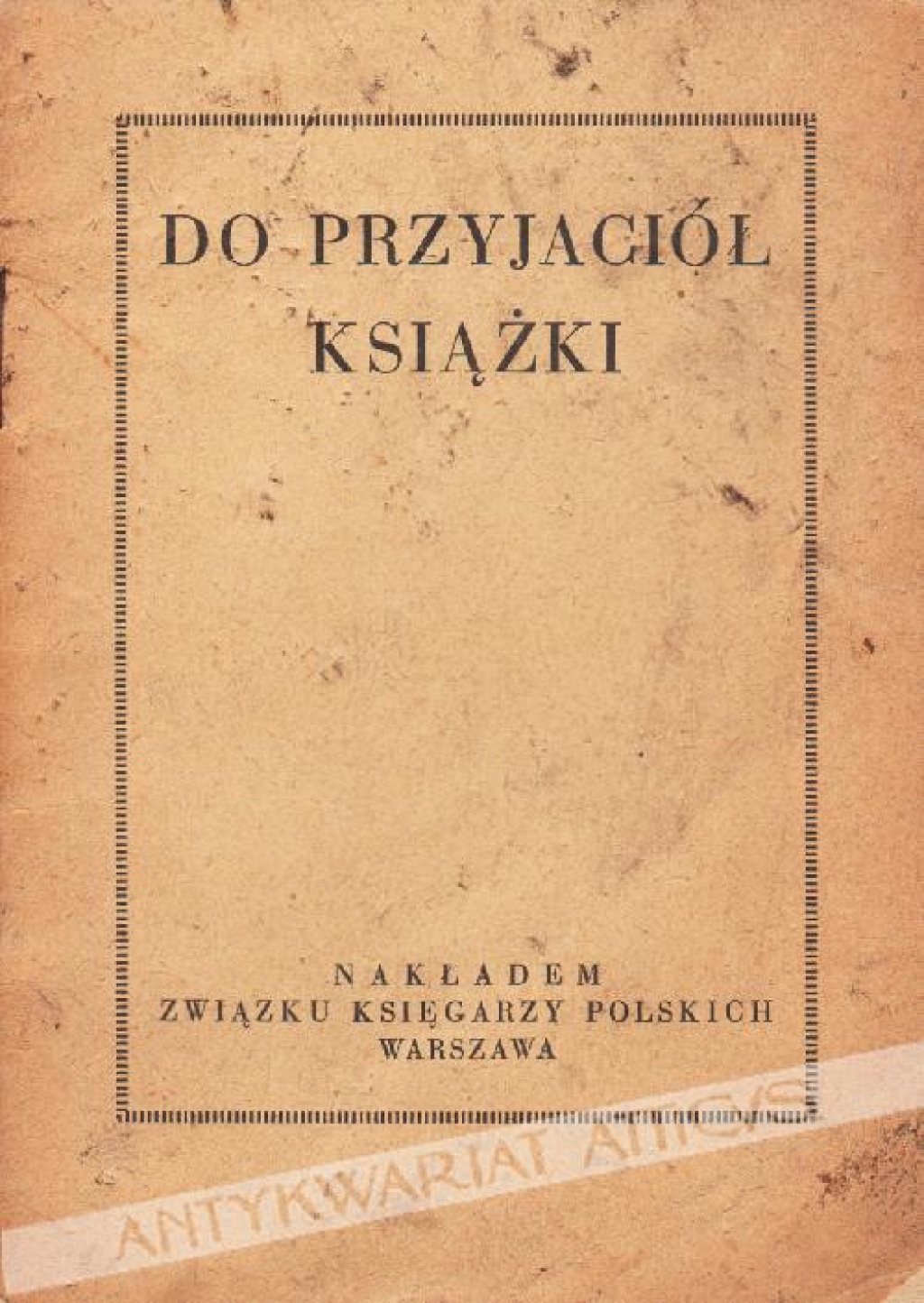 Do przyjaciół ksiązki