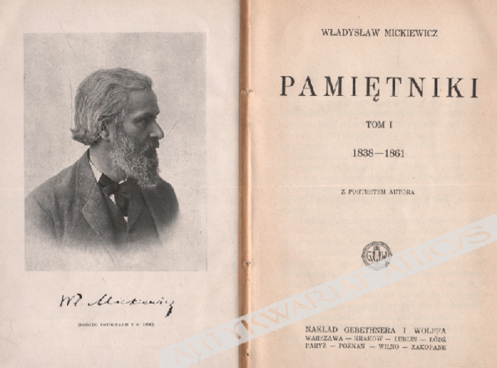 Pamiętniki 1838-1925, t. I-III