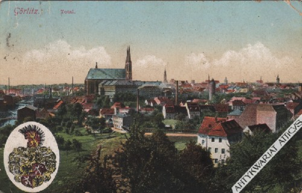 [pocztówka, ok. 1910] Görlitz. Total [Zgorzelec ogólny widok]