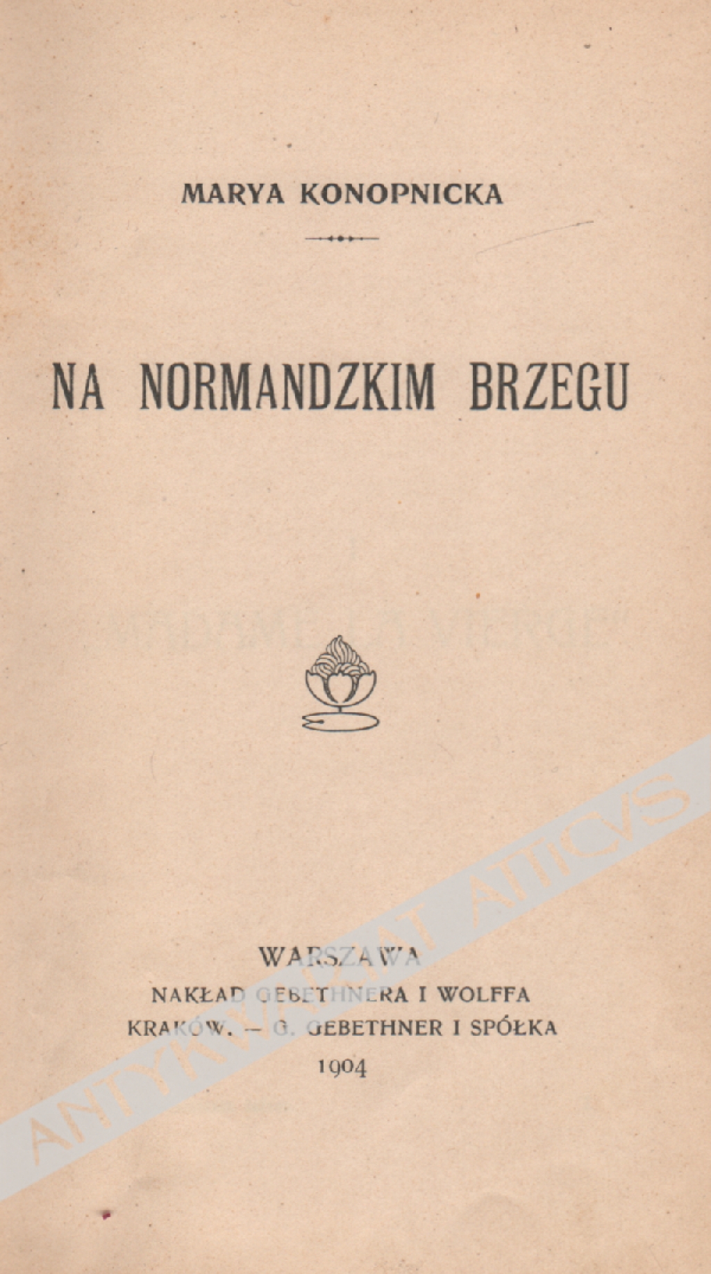 Na normandzkim brzegu [pierwsze wydanie]