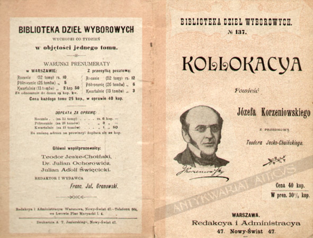 Kollokacya. Powieść