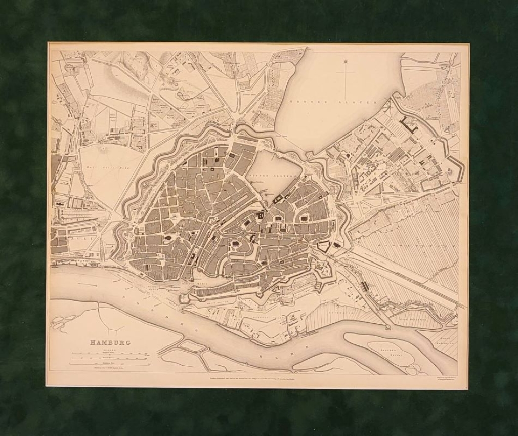 [mapa, 1841] Hamburg