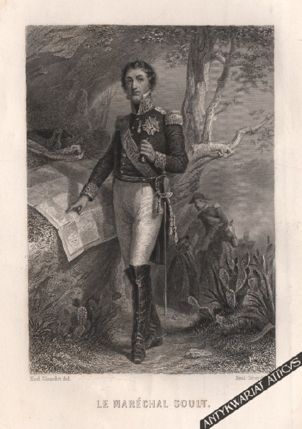[rycina, ok. 1840] Le marechal Soult [marszałek Nicolas Jean de Dieu Soult]