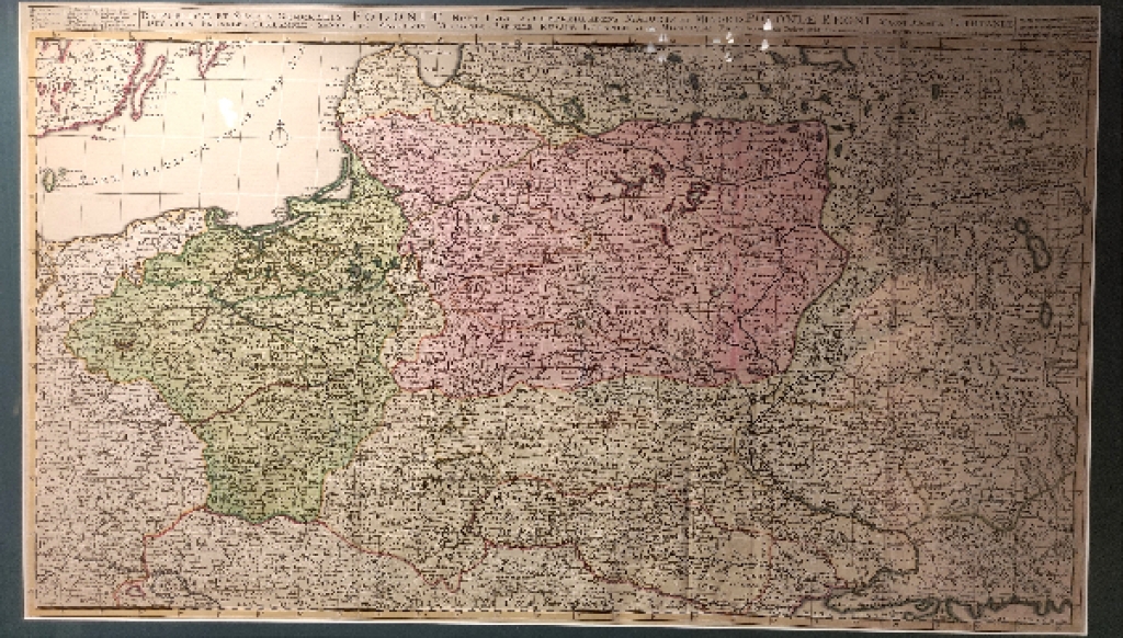 [mapa, Polska, po 1726] Reipublicae et status generalis Poloniae nova Tabula comprehendens Maioris et minoris Poloniae Regni...