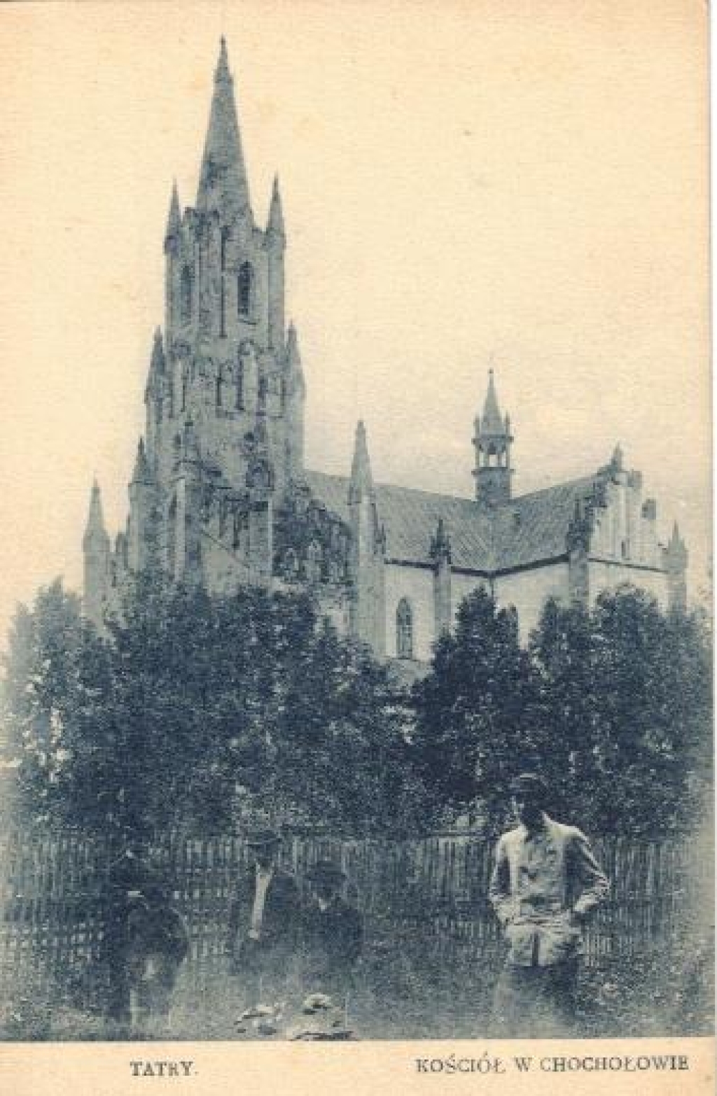[pocztówka, lata 1910] Tatry - Kościół w Chochołowie