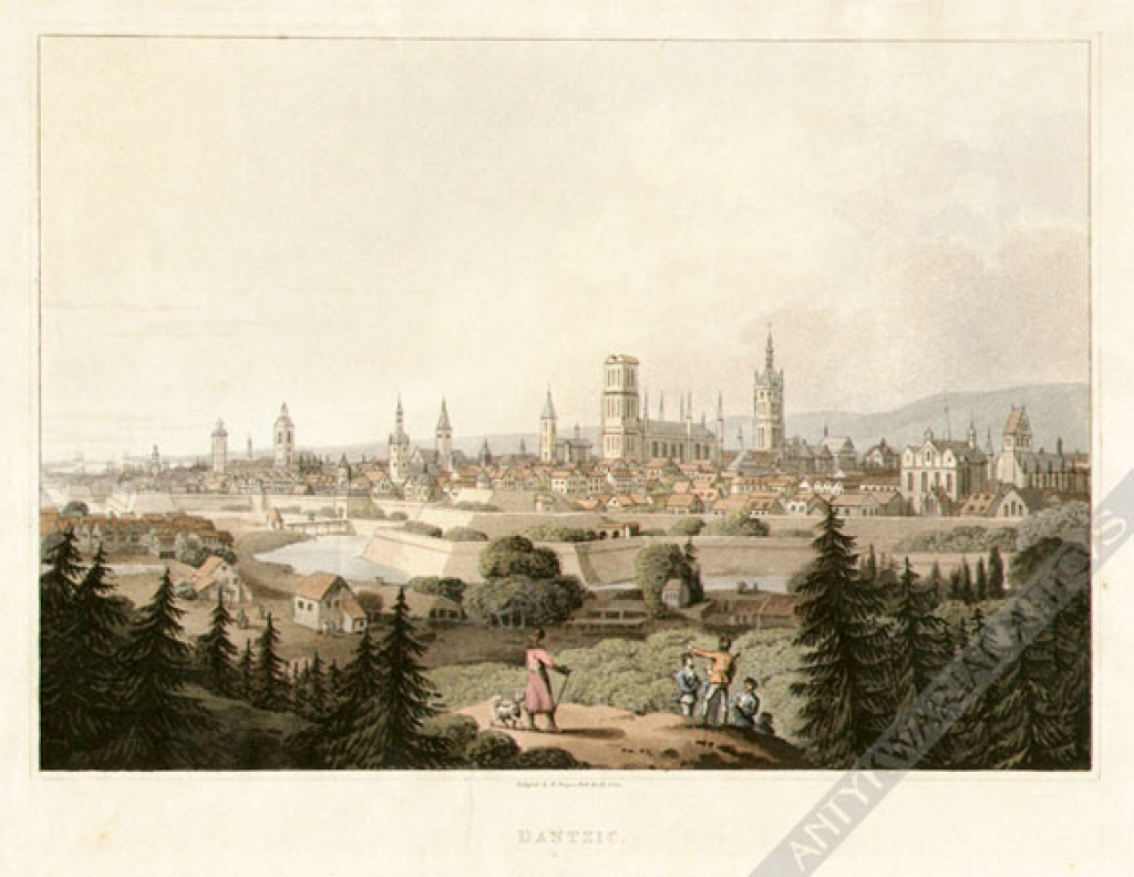 [widok Gdańska, 1814] Dantzic