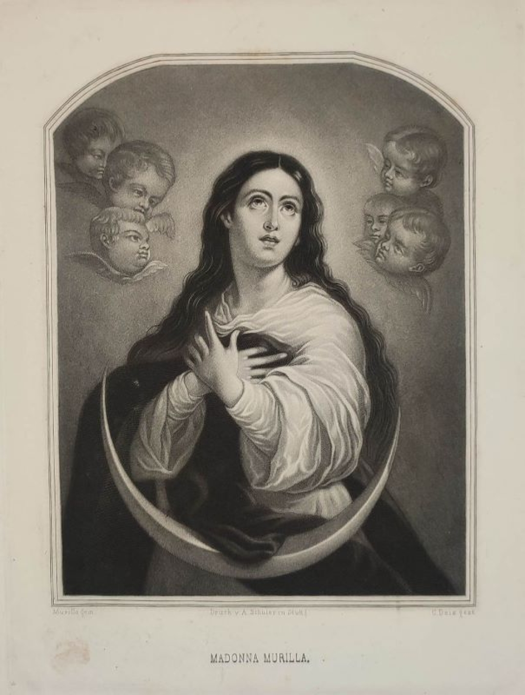 [rycina, 1861] Madonna Murilla