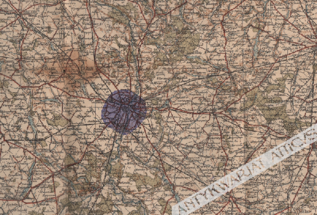 [mapa topograficzna, 1902] Posen.
