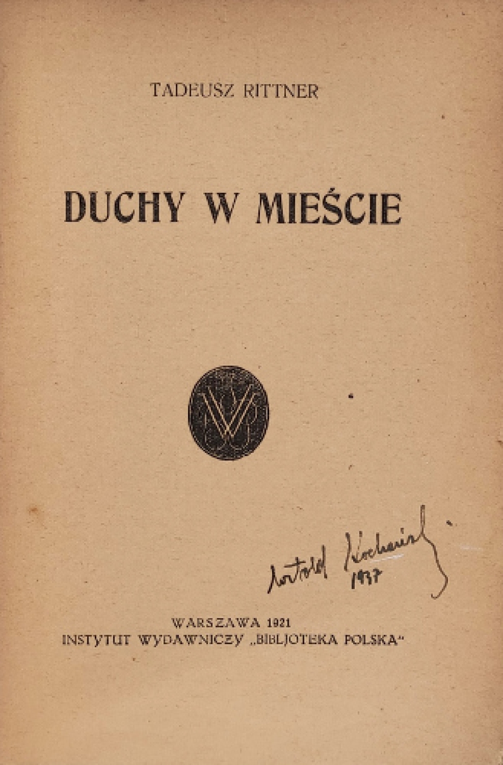 Duchy w mieście  [pierwodruk]