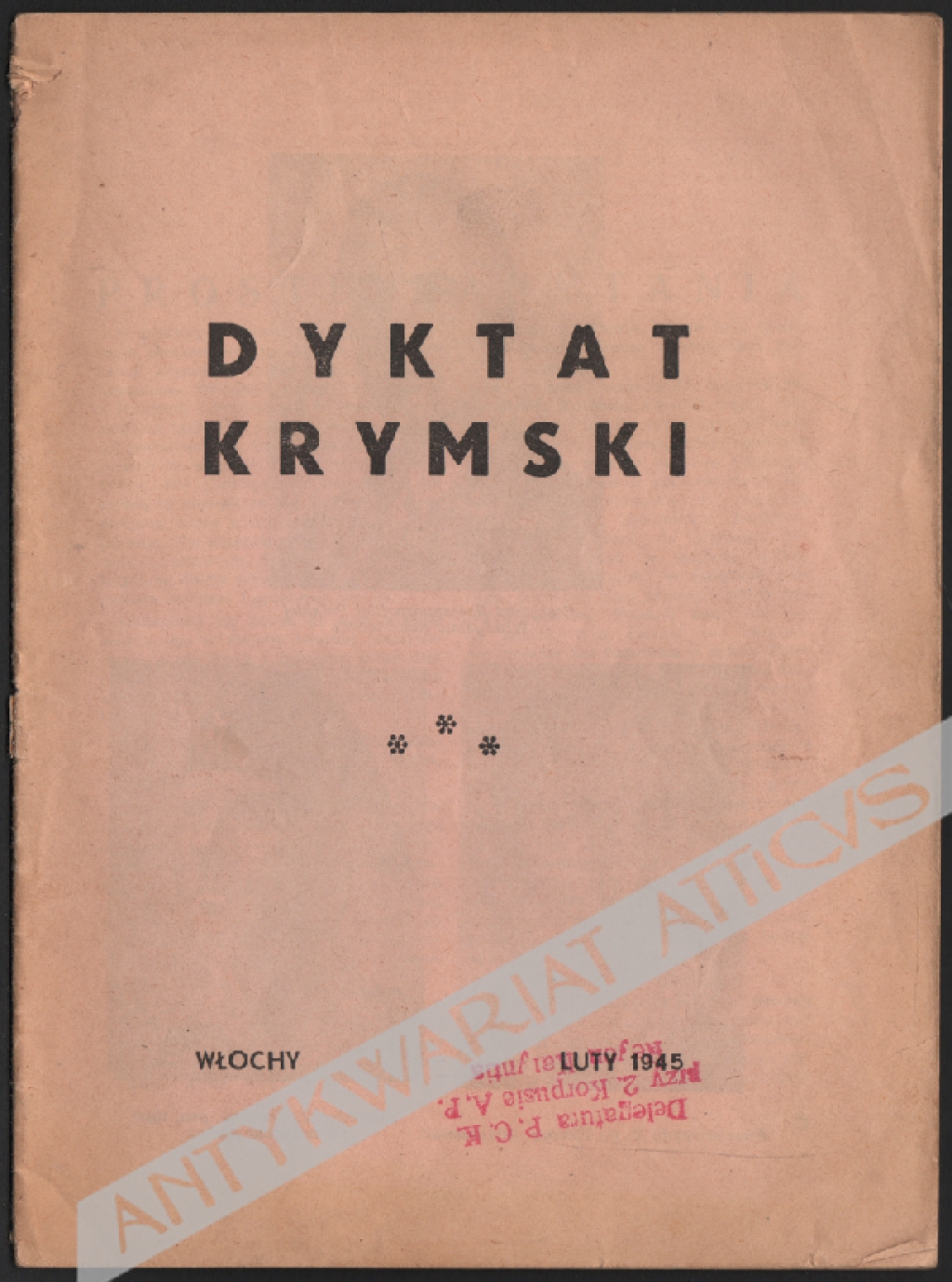 Dyktat krymski