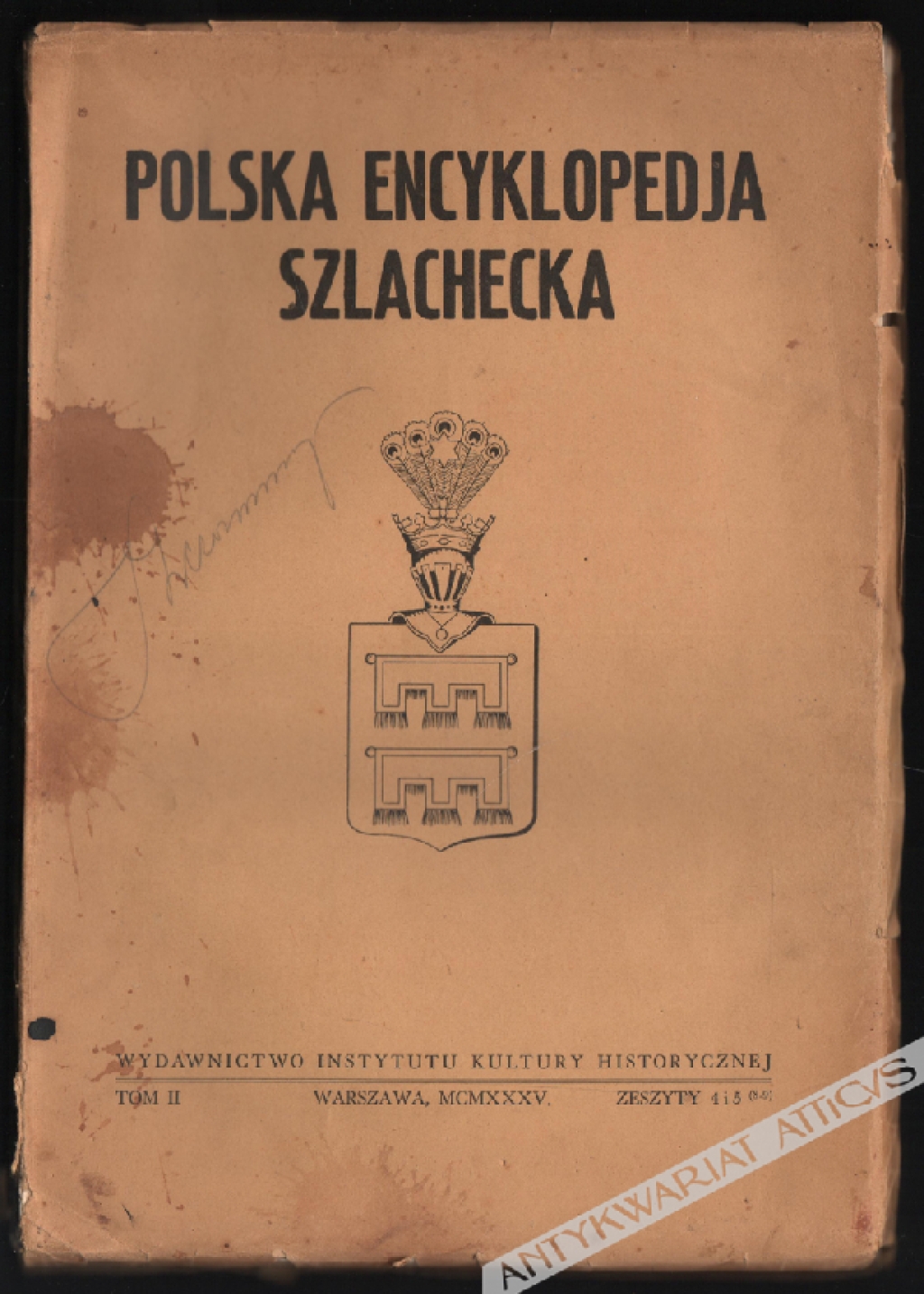Polska Encyklopedja Szlachecka, t. II, zeszyt 2 (6)