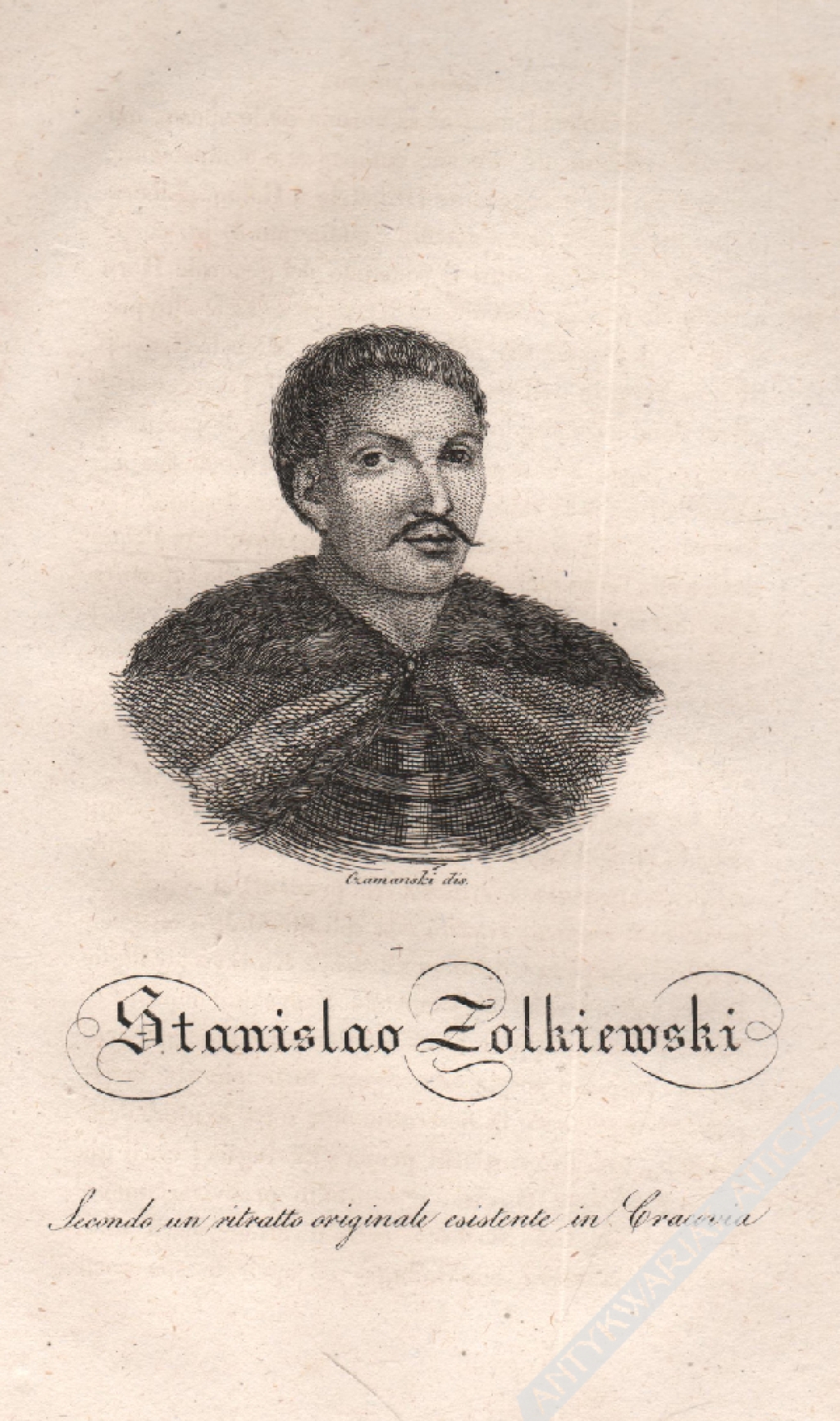 [rycina, 1831] [Stanisław Żółkiewski] Stanislao Zolkiewski