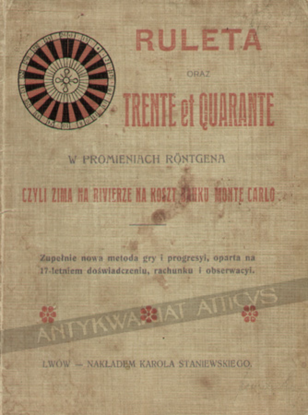 Ruleta oraz Trente et Quarante w promieniach Rontgena, czyli zima na Rivierze na koszt Banku Monte Carlo
