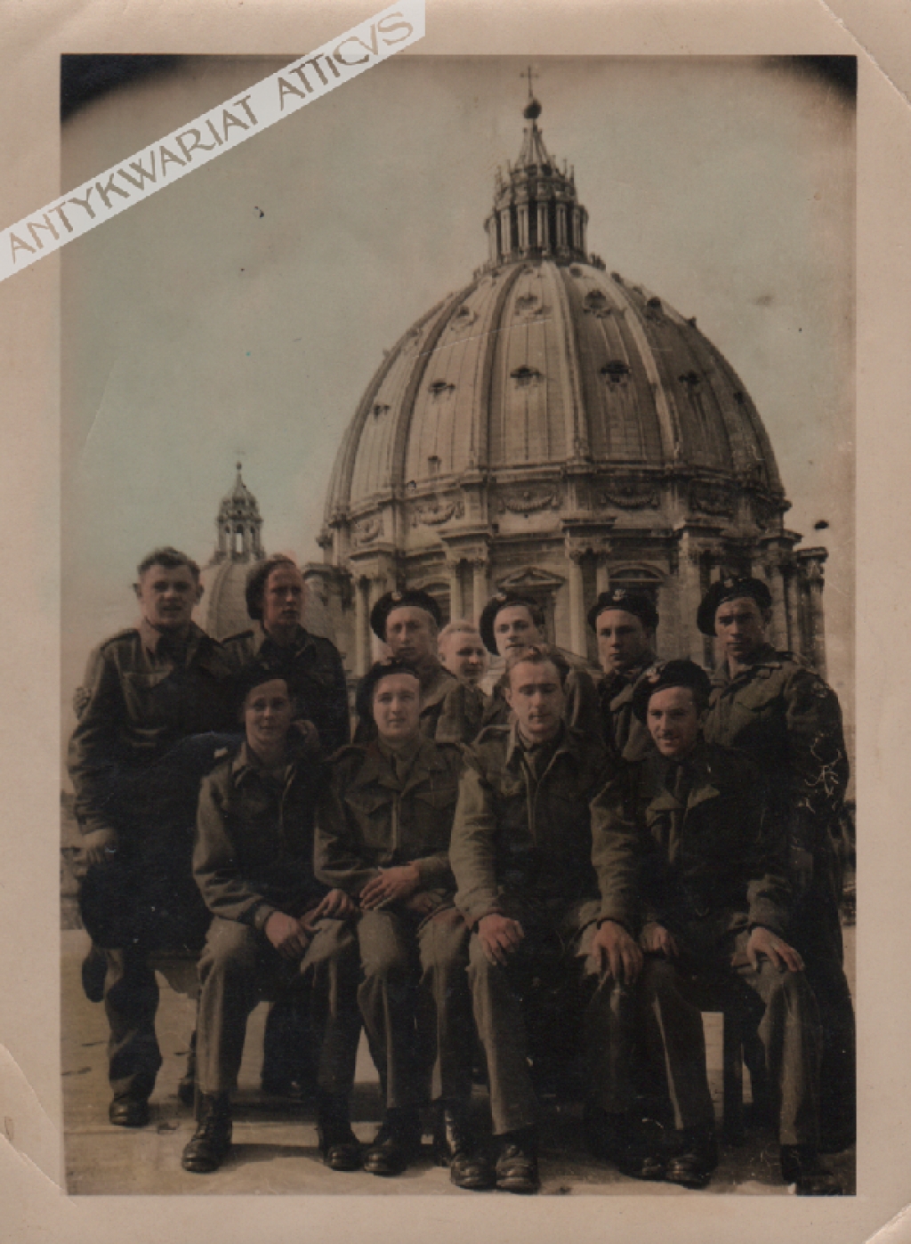 [fotografia, 1945] Rzym. Bazylika św. Piotra 23 X 45 r.