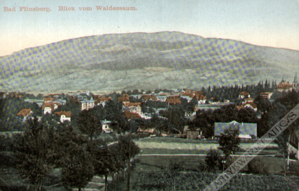 [pocztówka] [Świeradów Zdrój] Bad Flinsberg. Blick vom Waldessaum
