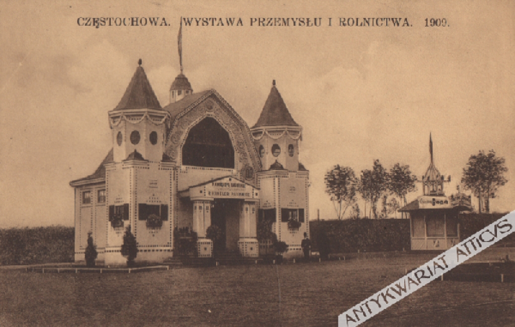 [pocztówka, 1909] Częstochowa. Wystawa Przemysłu i Rolnictwa 1909.