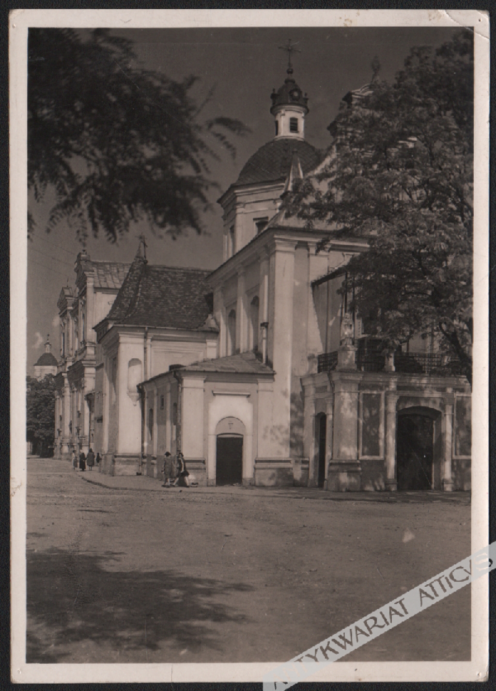 [pocztówka, 1938] Sambor. Cerkiew katedralna