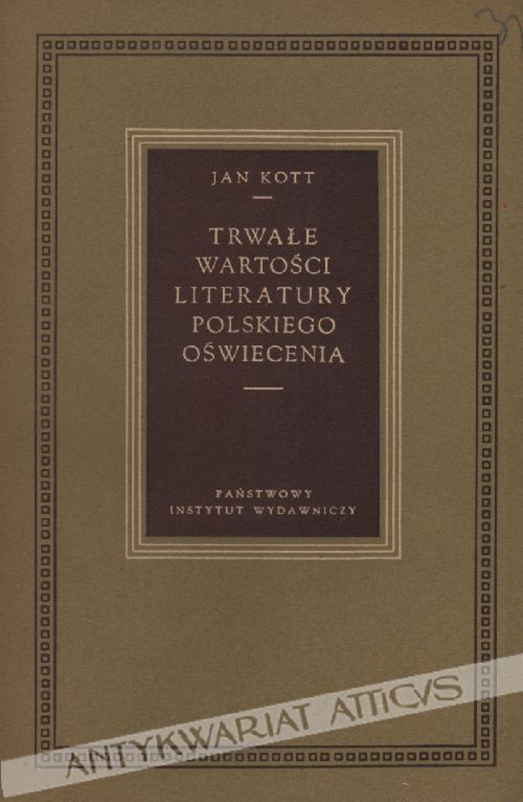 Trwałe wartości literatury polskiego oświecenia