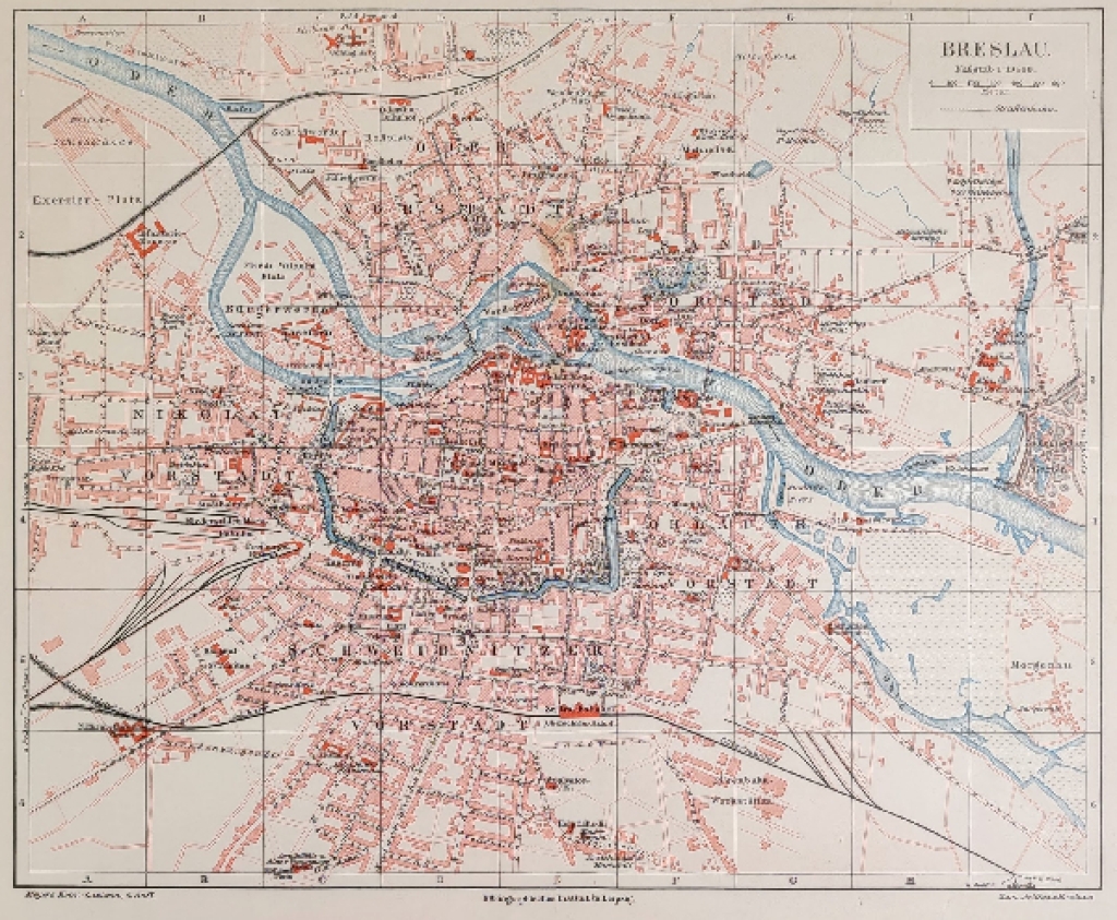 [plan, ok. 1896] Breslau [Wrocław]