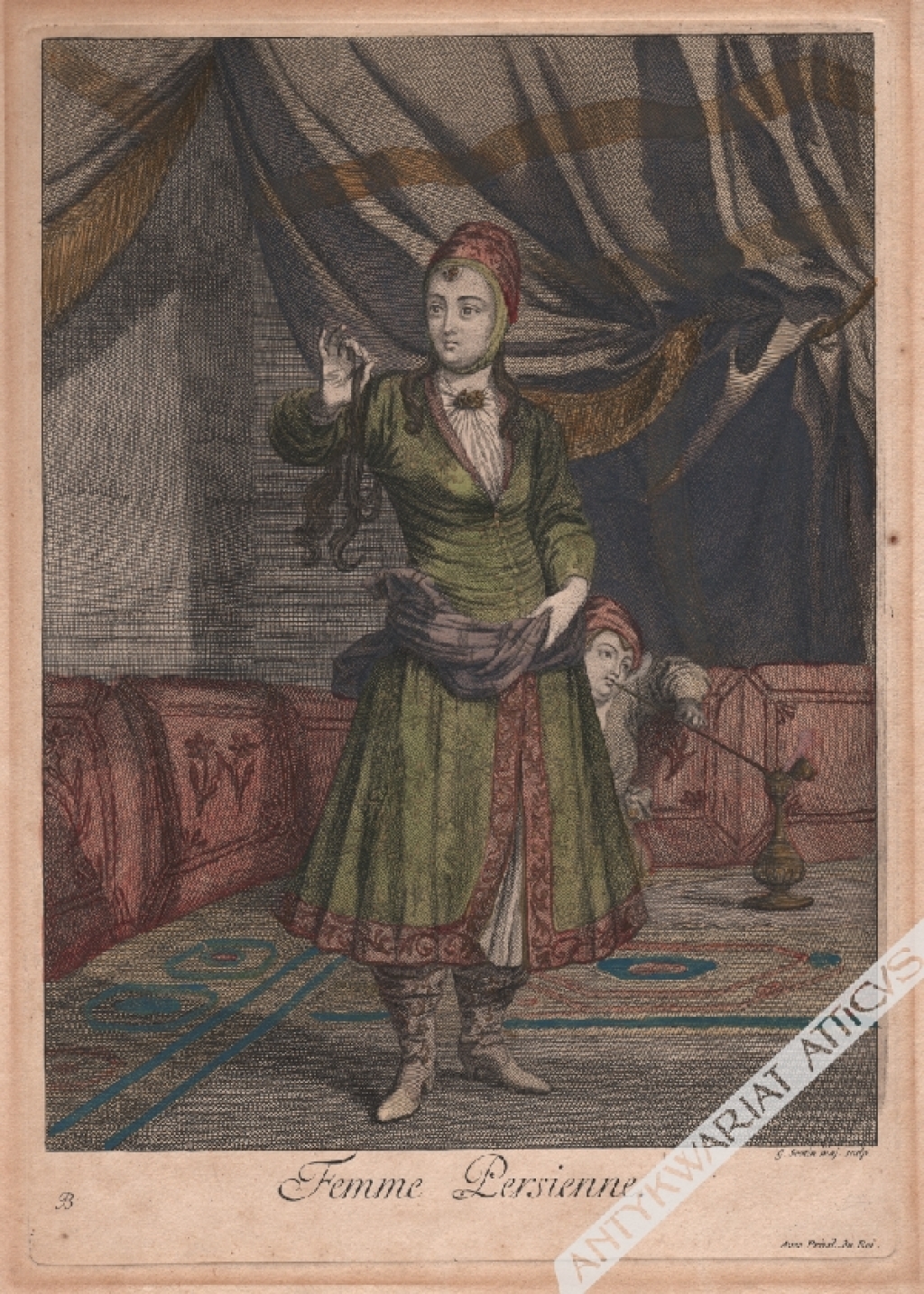 [rycina, 1714] Femme Persienne [Persjanka]