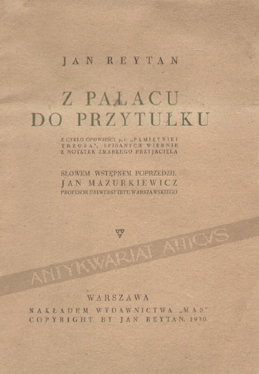 Z pałacu do przytułku