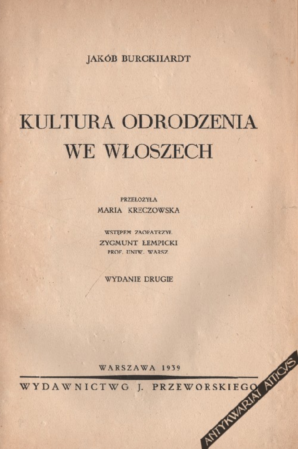 Kultura odrodzenia we Włoszech