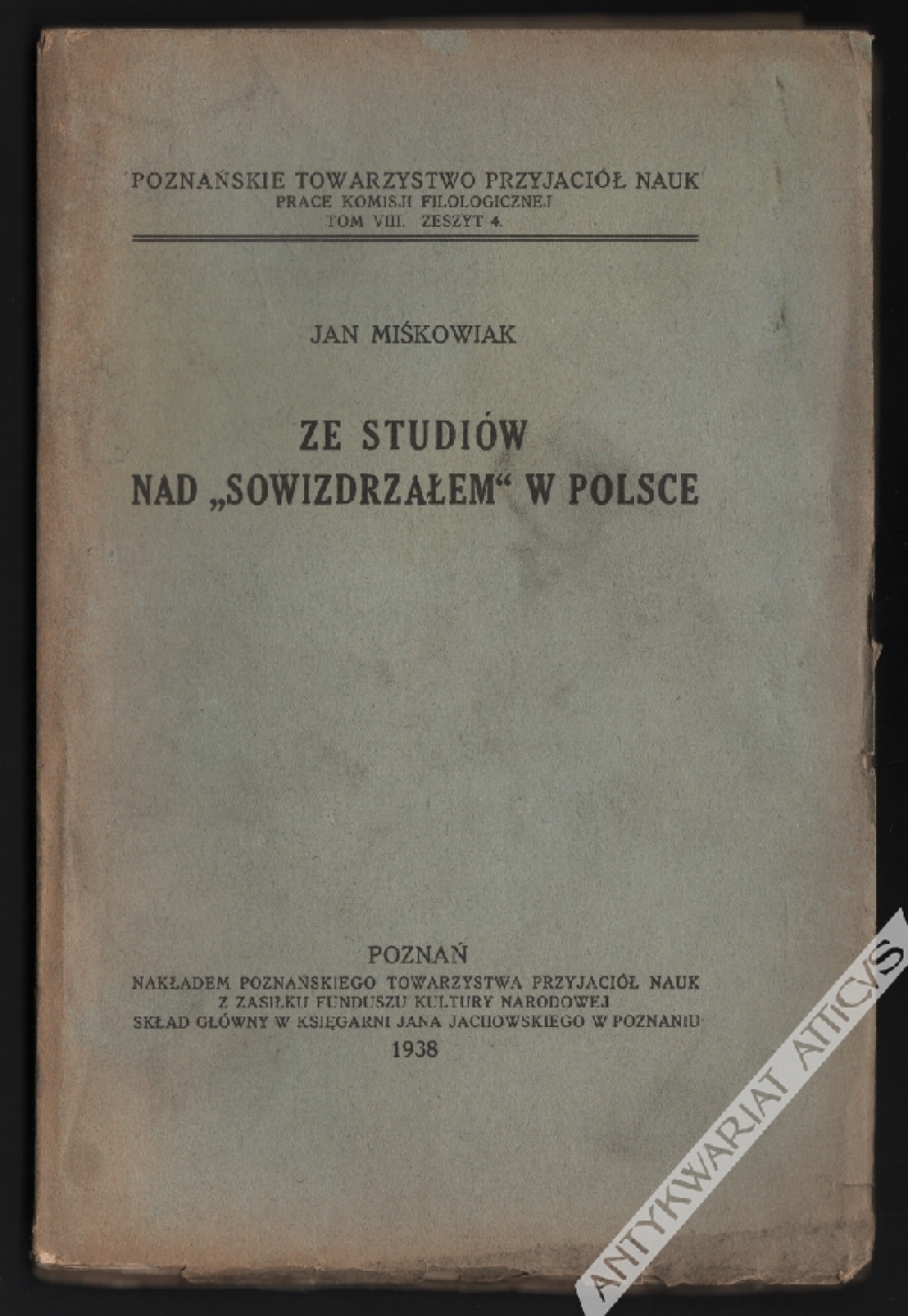 Ze studiów nad "Sowizdrzałem" w Polsce