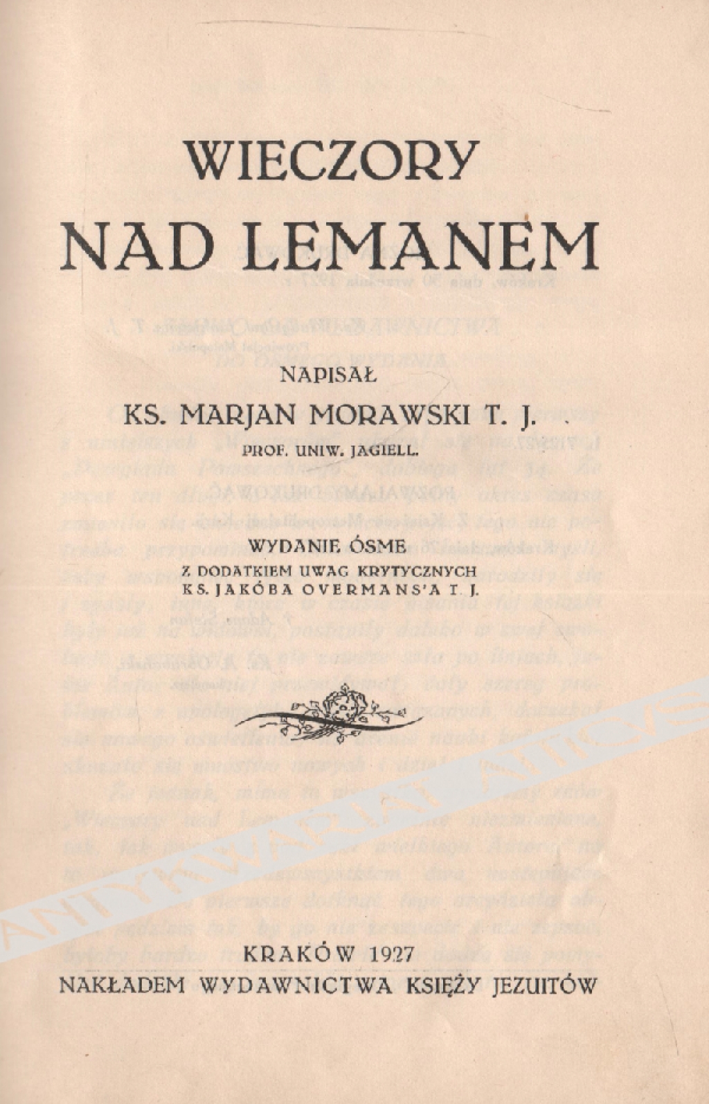 Wieczory nad Lemanem