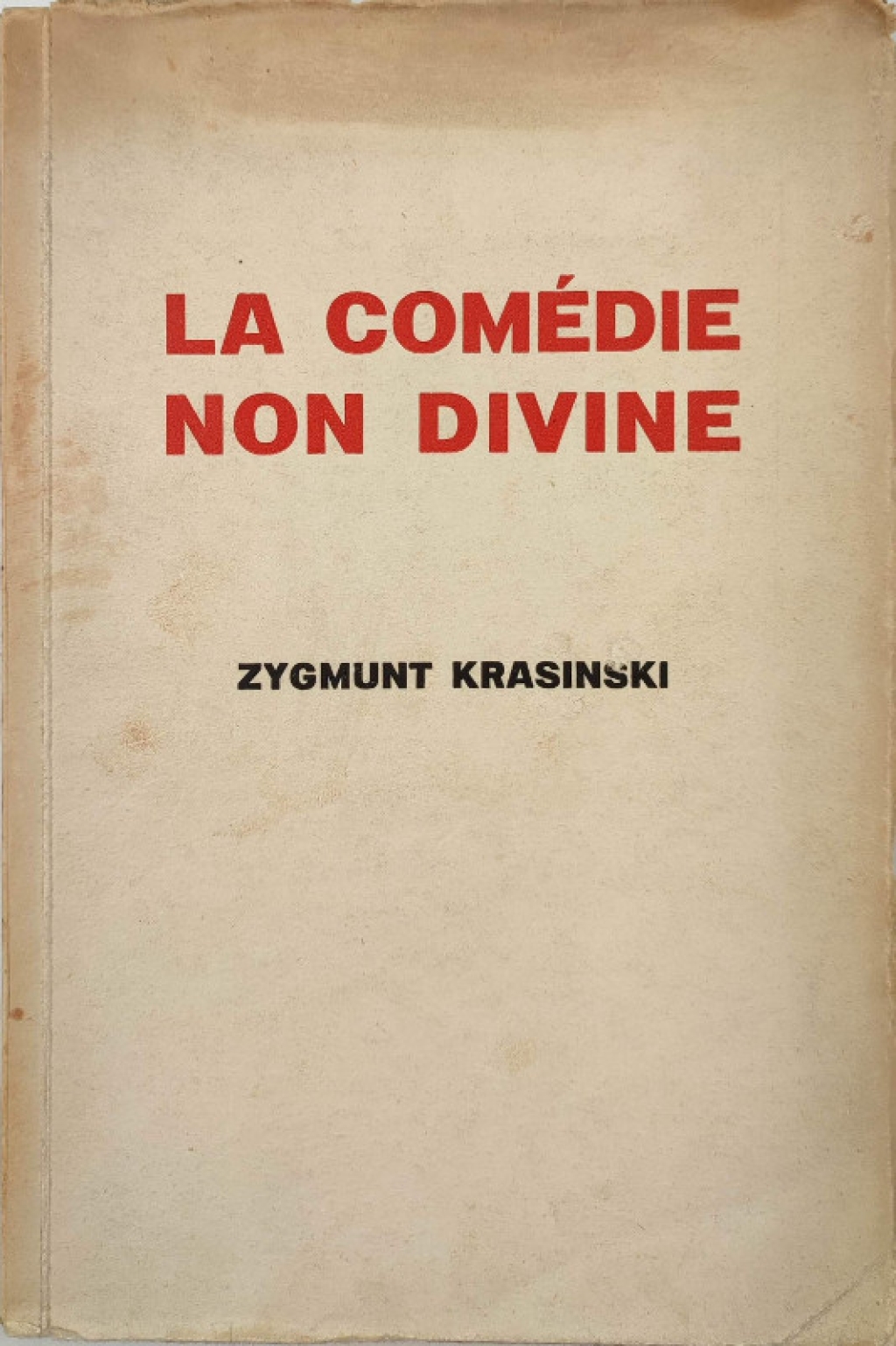 La comédie non divine