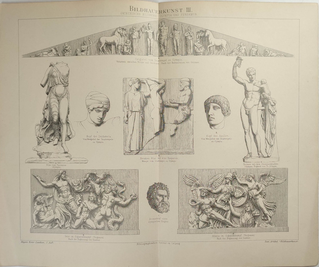 [rycina, 1897] Kunstwerke aus Olympia [Sztuka starożytnej Olimpii]