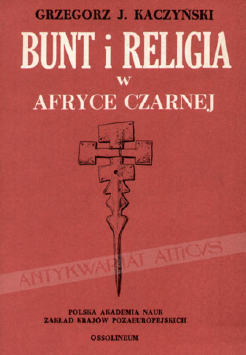 Bunt i religia w Afryce Czarnej. Z badań nad ruchami religijnymi w Zairze