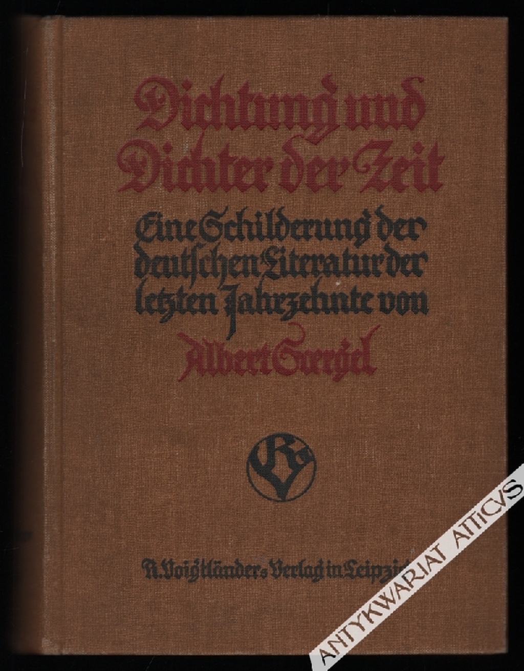 Dichtung und Dichter der Zeit. Eine Schilderung der deutschen Literatur der letzten Jahrzehnte