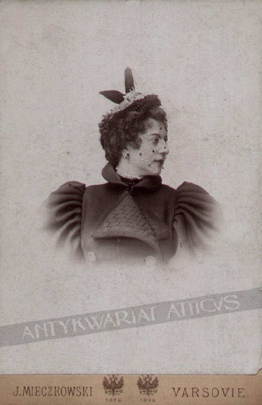 [fotografia, 1898 r.] Cesira Ferrani. Portret włoskiej śpiewaczki operowej. 