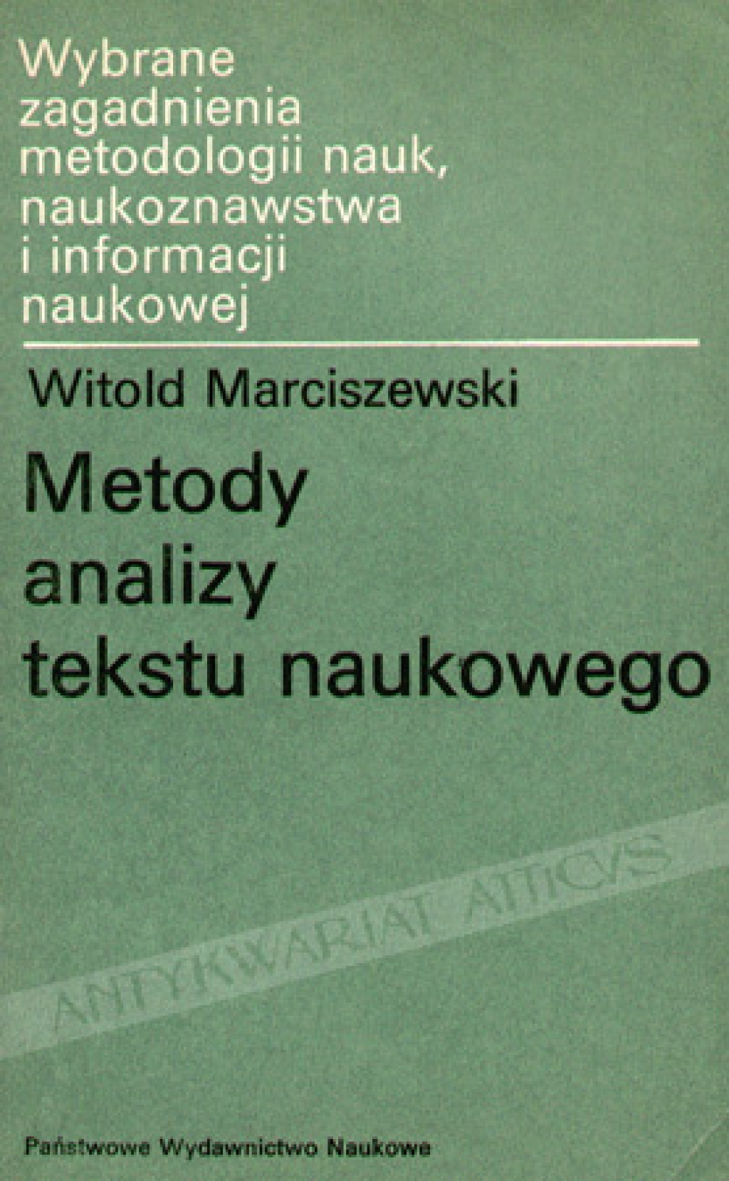 Metody analizy tekstu naukowego