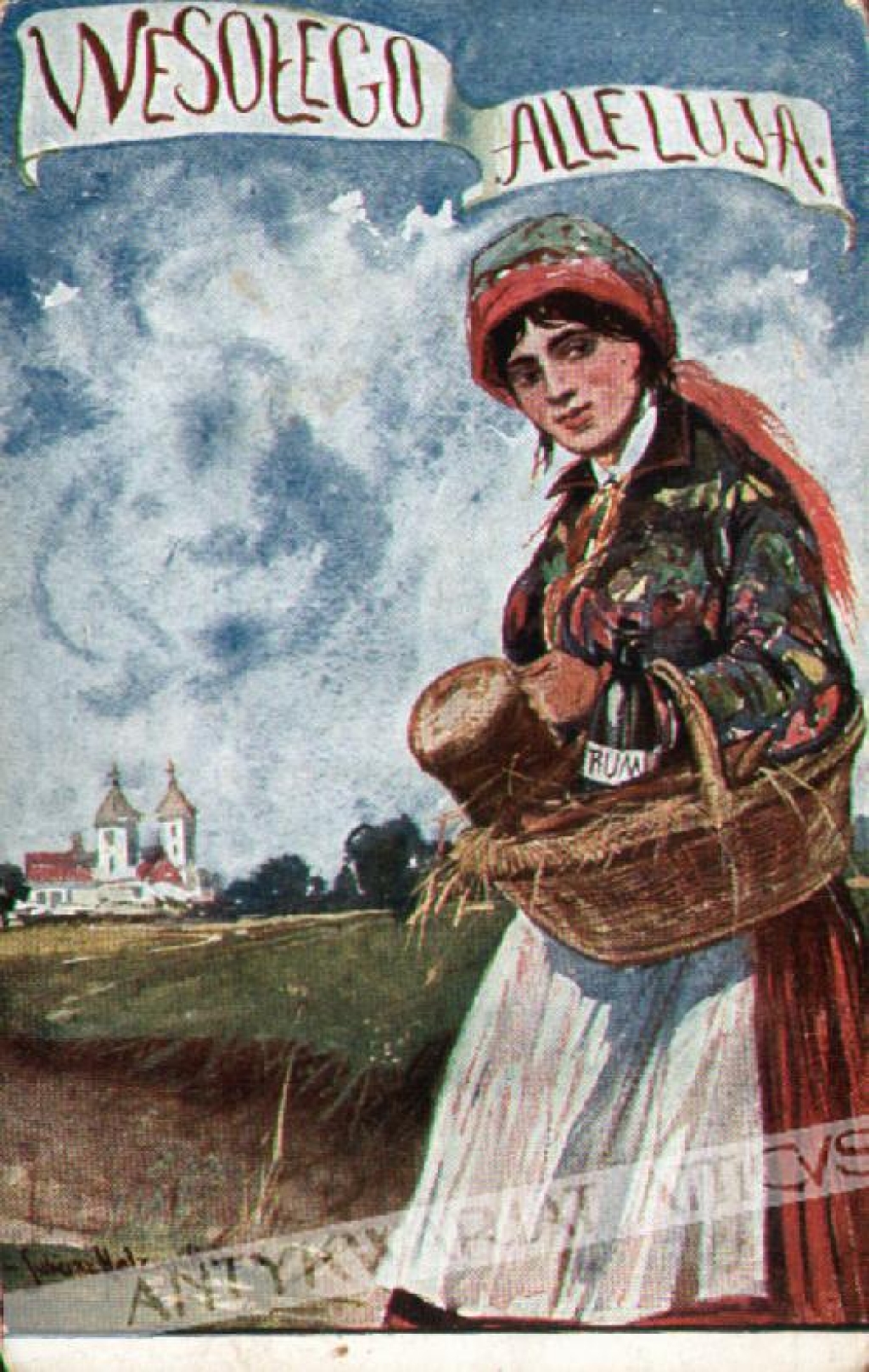 [pocztówka, ok. 1930] Wesołego Alleluja