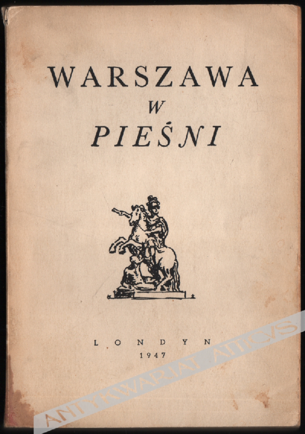 Warszawa w pieśni. Wiersze i poematy