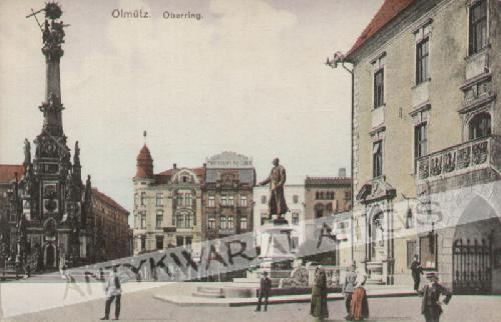 [pocztówka, 1917] Olmütz. Oberring [Ołomuniec] 