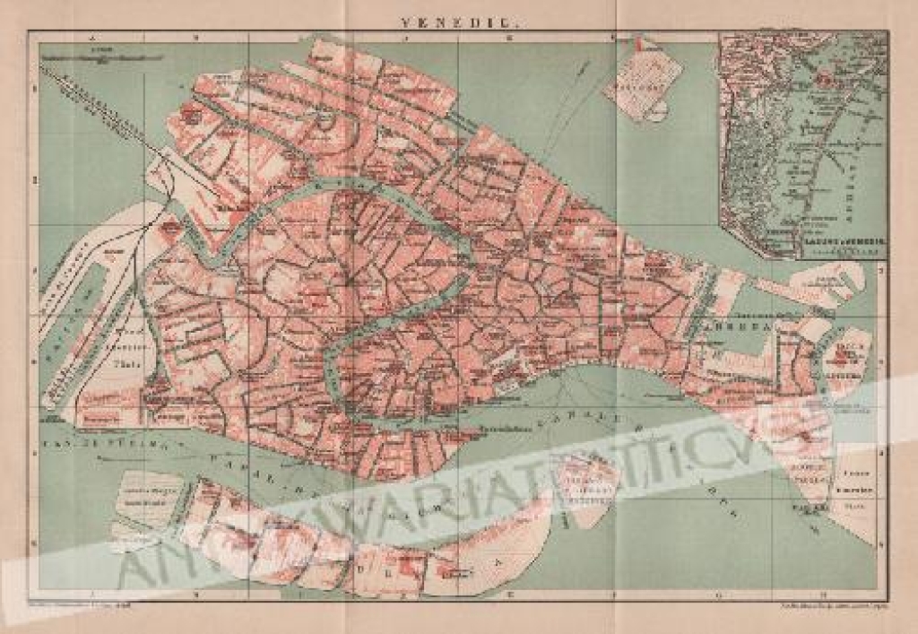 [plan miasta, 1895] Venedig [Wenecja]