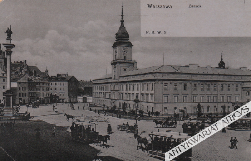 [pocztówka, ok. 1904] Warszawa. Zamek