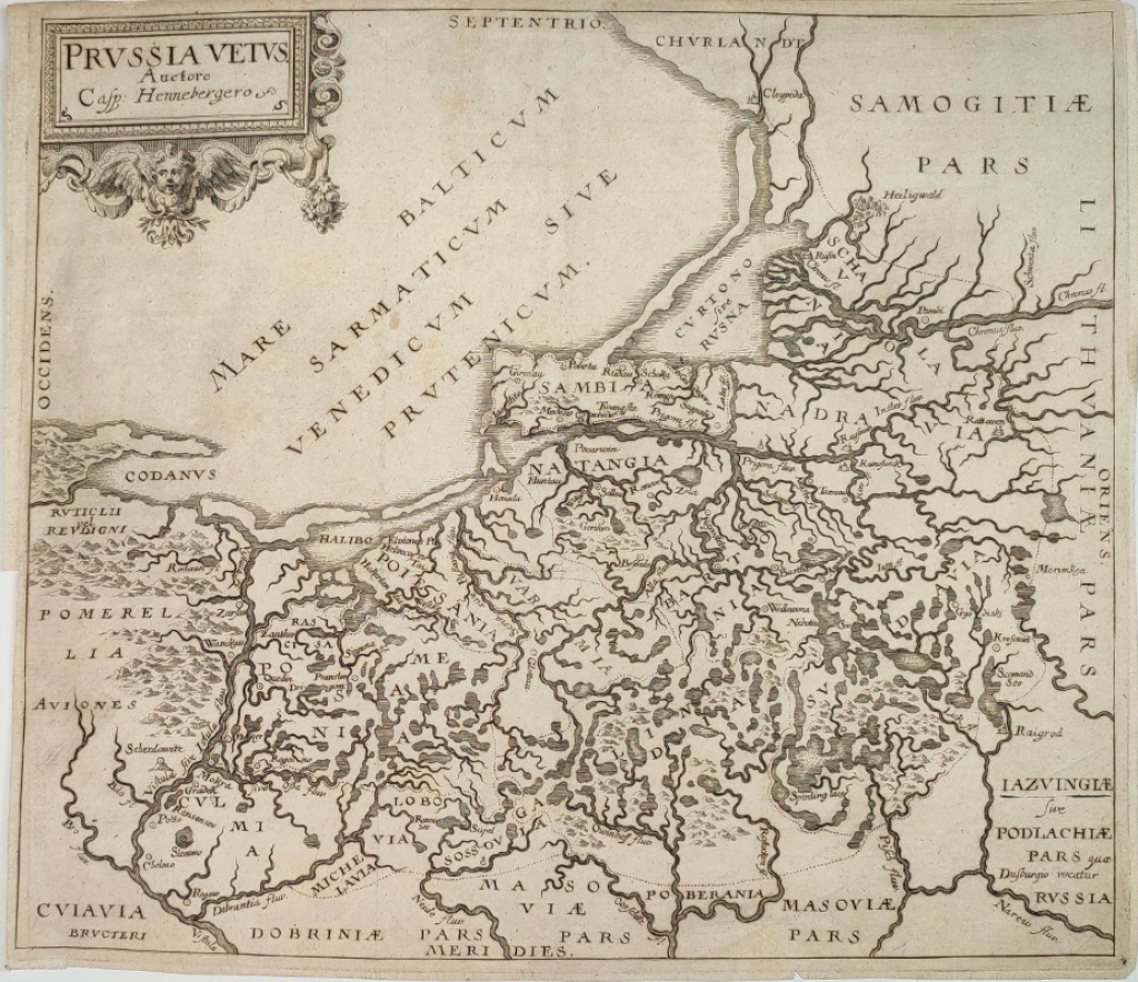 [mapa, ok. 1584] PRUSSIA VETUS