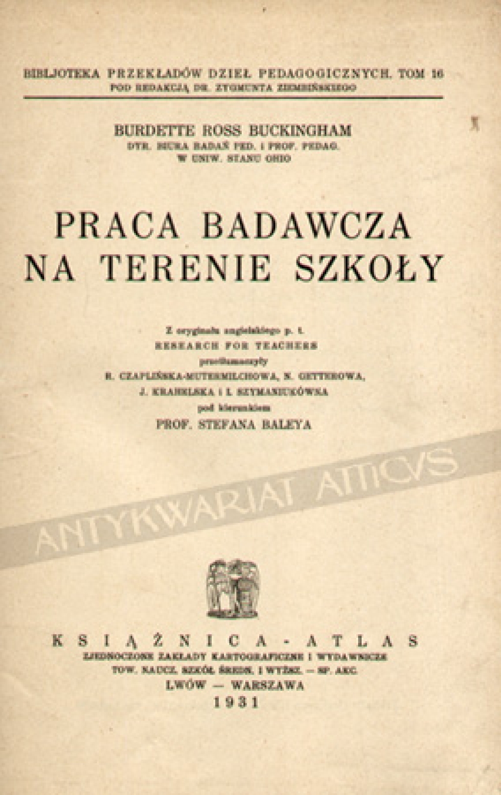 Praca badawcza na terenie szkoły