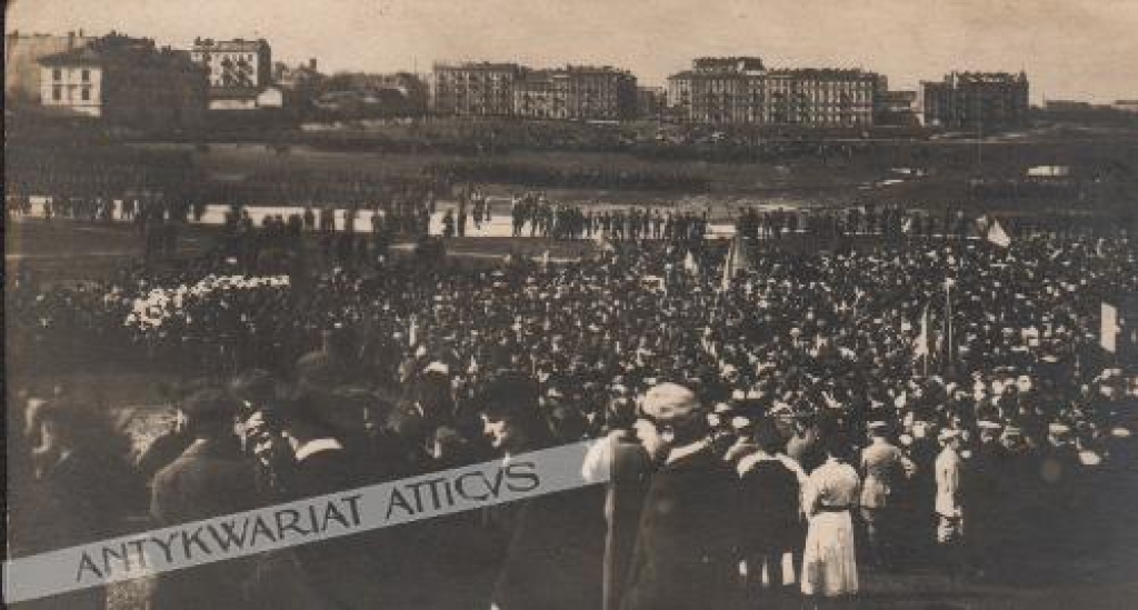 [fotografia na papierze pocztówkowym] Warszawa, 3 Maj 1916