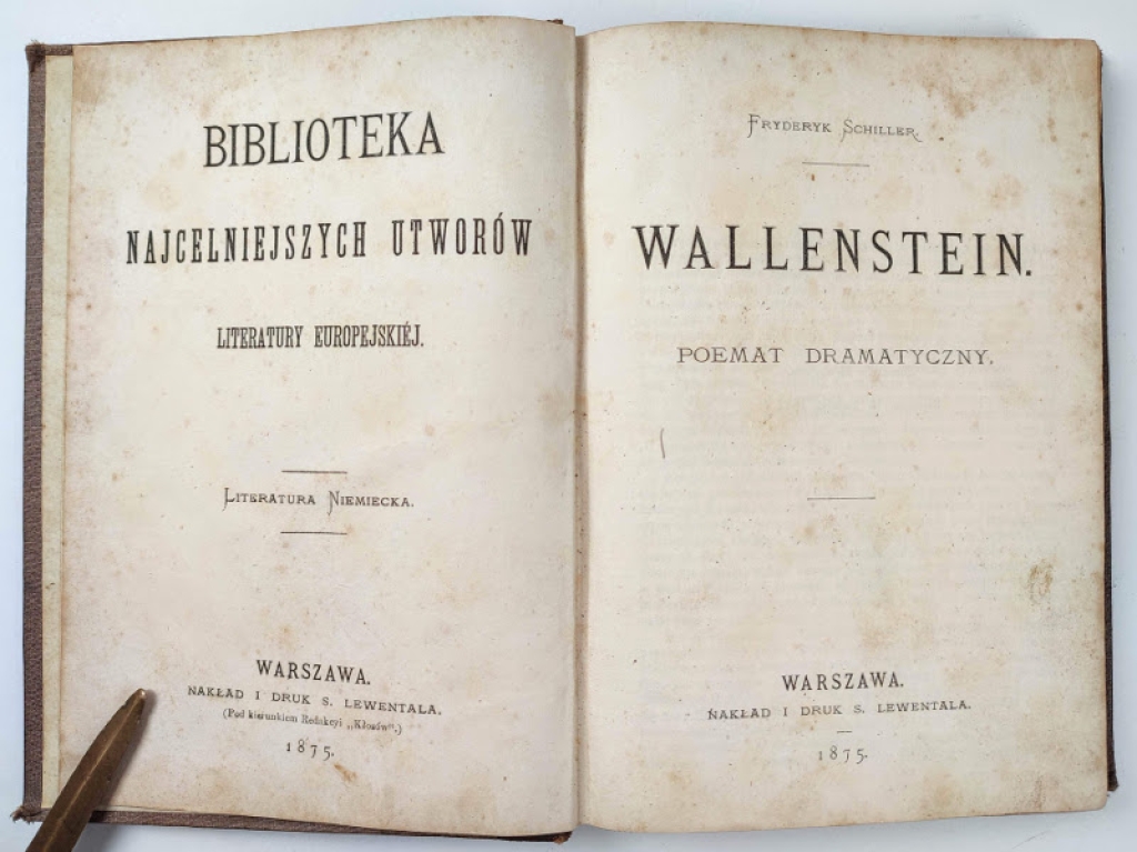 Wallenstein. Poemat dramatyczny